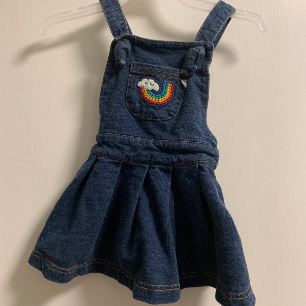 Bonnie Mob denim rainbow jumper